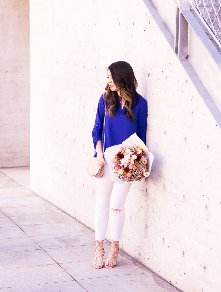Gibson x Living In Yellow Collection, Erin Crossover Tunic, casual outfit ideas, spring style, petite fashion blog, Seattle blogger Just A Tina Bit