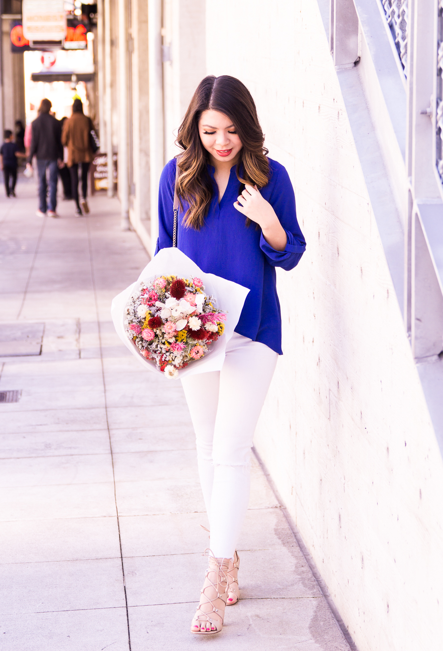 Gibson x Living In Yellow Collection, Erin Crossover Tunic, casual outfit ideas, spring style, petite fashion blog, Seattle blogger Just A Tina Bit