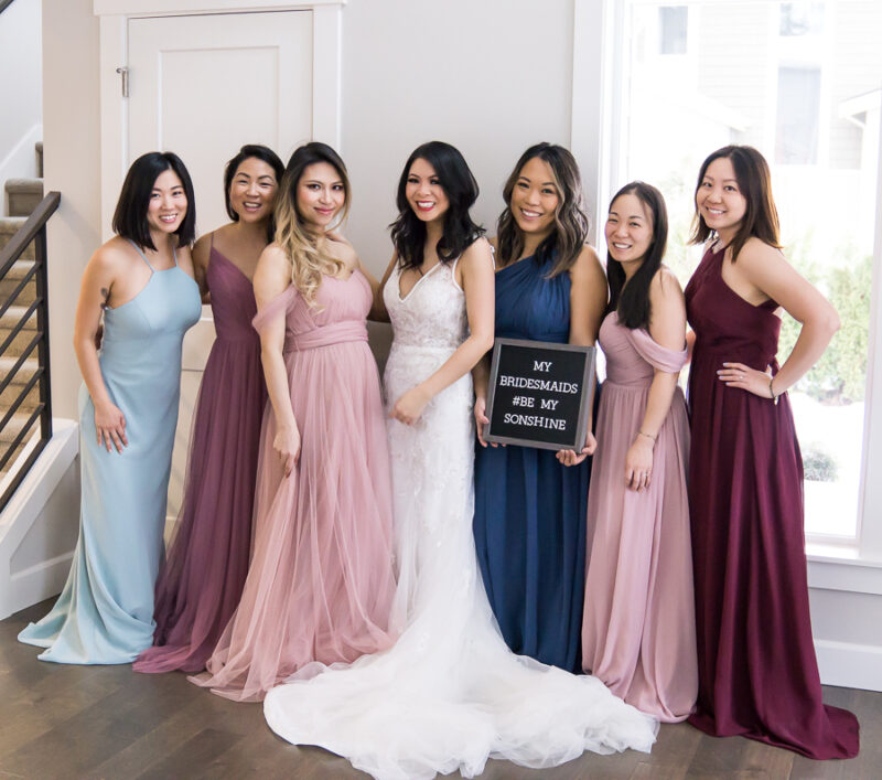 Shop Revelry bridesmaids dresses, online bridesmaids dresses, at home try on session bridesmaids dresses, different bridesmaids dress colors and styles, Revelry review